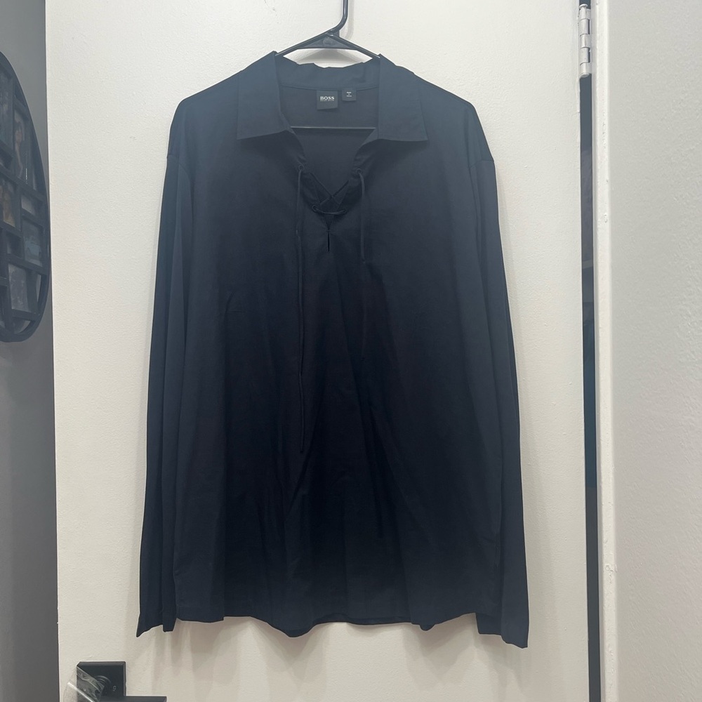 BOSS Hugo Boss 100% Cotton Navy Tunic Sz XXL